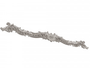 cornice classic curtain 3D Model