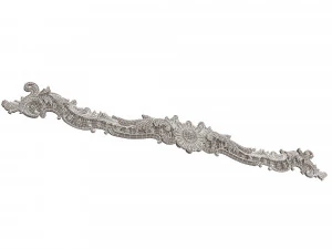 cornice classic curtain 3D Model