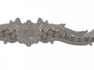 cornice classic curtain 3D Model