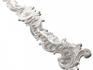 cornice classic curtain 3D Model