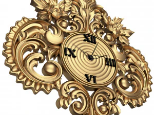 classic wall clock 3D Model