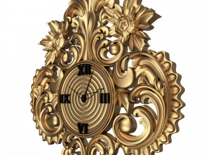 classic wall clock 3D Model