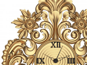 classic wall clock Modelo 3D