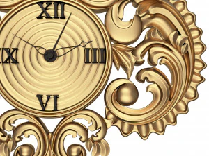 classic wall clock 3D Model
