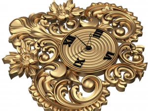 classic wall clock 3D Model
