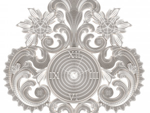 classic wall clock Modelo 3D