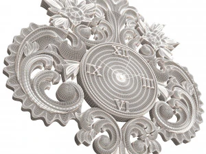 classic wall clock 3D Model