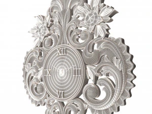 classic wall clock 3D Model