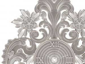 classic wall clock Modelo 3D