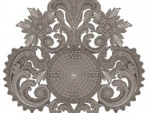 classic wall clock 3D Model
