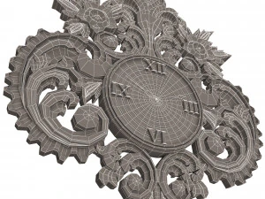 classic wall clock 3D Model