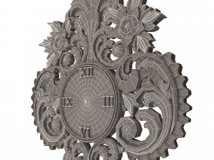 classic wall clock Modelo 3D