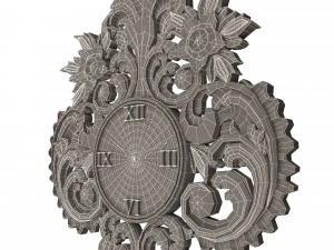 classic wall clock 3D Model