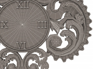 classic wall clock Modelo 3D