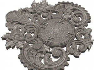 classic wall clock 3D Model