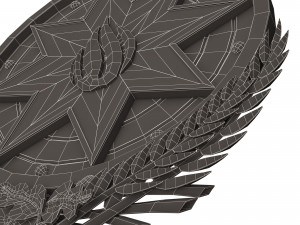 coat of arms of azerbaijan colored 3D Model