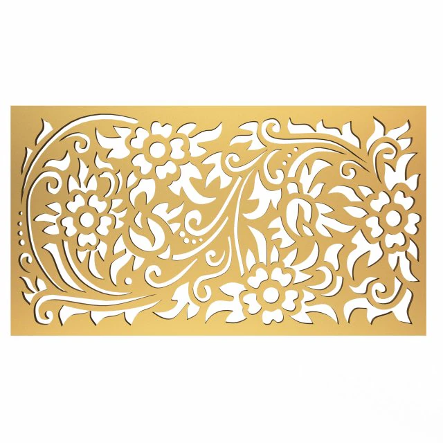 carved decoration panel 03 3D Model .c4d .max .obj .3ds .fbx .stl .blend 