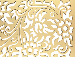 carved decoration panel 03 Modelo 3D