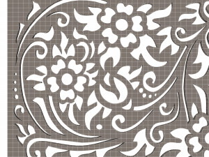 carved decoration panel 03 Modelo 3D