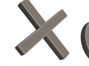playstation button symbols 3D Model
