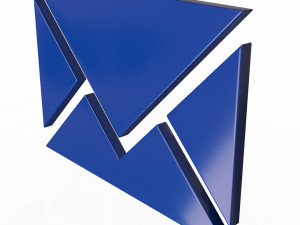 message letter symbol 3D Model