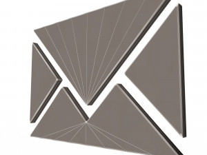 message letter symbol 3D Model