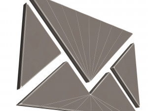 message letter symbol 3D Model