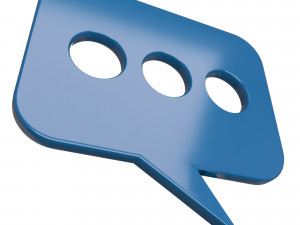 message symbol 3D Model