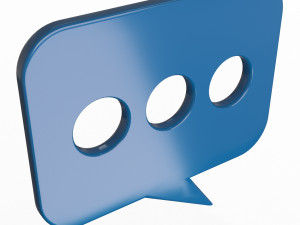 message symbol 3D Model