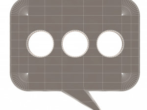 message symbol 3D Model