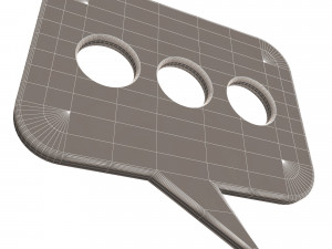 message symbol 3D Model