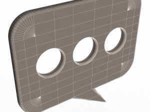 message symbol 3D Model