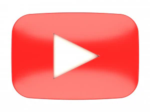 логотип YouTube 3D Модель