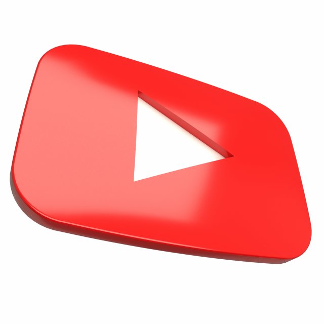 3d youtube logo in modern circle, square for popular social media icons  buttons - youtube 3d icon in round ellipse - youtube Circle Button Icon 3D  - editorial network logos Stock Vector | Adobe Stock