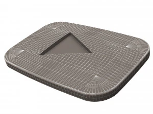 logo YouTube Modèle 3D