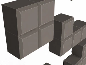 tetris bricks set 02 3D Model