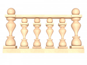 baluster 05 Modello 3D