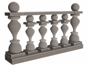 baluster 05 Modello 3D