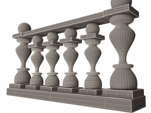 baluster 05 Modello 3D