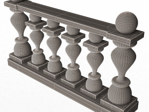 baluster 05 Modello 3D