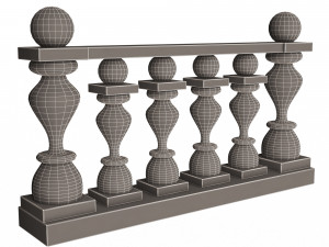 baluster 05 Modello 3D