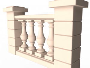baluster 06 3D Model