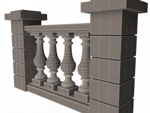 baluster 06 3D Model