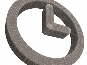 clock symbol 3D Model