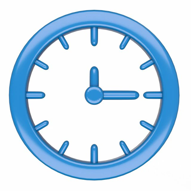 clock icon 02 3D Model .c4d .max .obj .3ds .fbx .stl .blend 