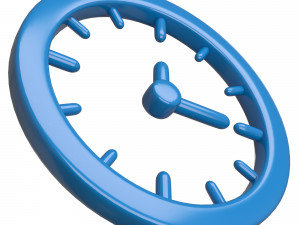 clock icon 02 3D मॉडल