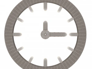 clock icon 02 3D Model