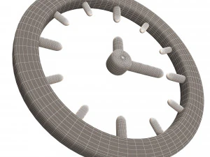 clock icon 02 3D Model
