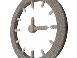 clock icon 02 3D Model