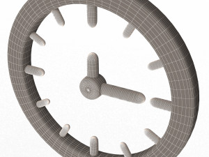 clock icon 02 3D मॉडल